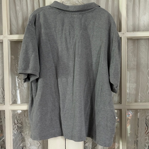 Men’s Gray Polo Collared Shirt Jersey Back To School - Picture 2 of 3